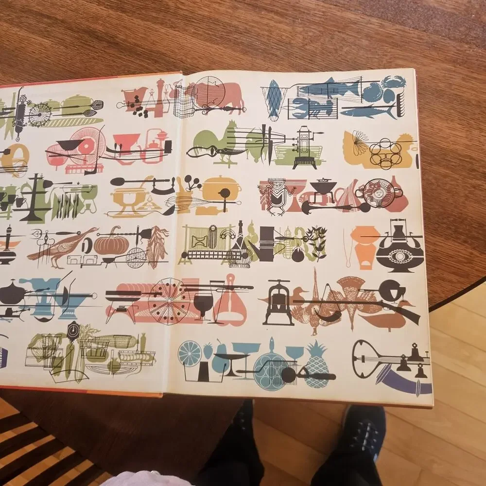1958 LIFE Picture Cookbook Mid-century MCM Color Photos 1st Edition 14x10.5